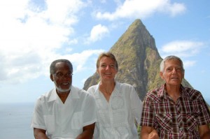 history of st lucia authors